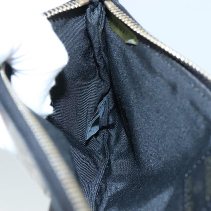 Chanel Vintage Camellia CC Wristlet Clutch Lambskin with Patent, BLACK, LEATHER, Clutche & pouche