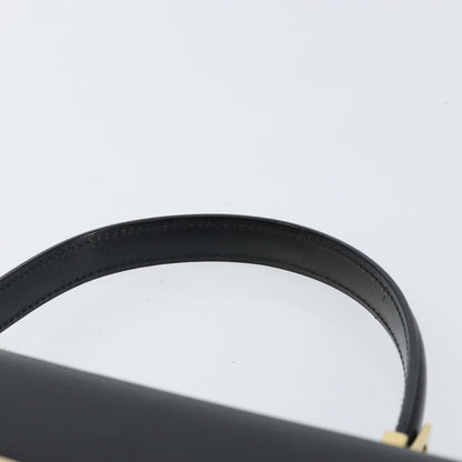 Salvatore Ferragamo Convertible Top Handle Bag Leather, BLACK, LEATHER, Handbag