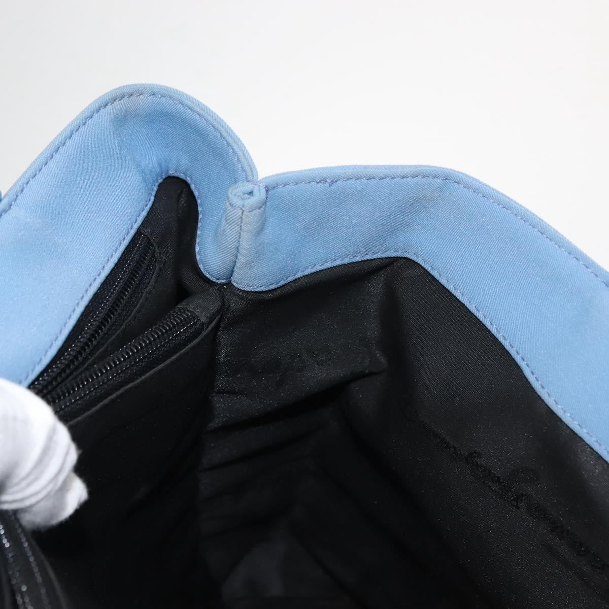 Salvatore Ferragamo Vala tote Canvas, BLUE, CANVAS, Tote bag