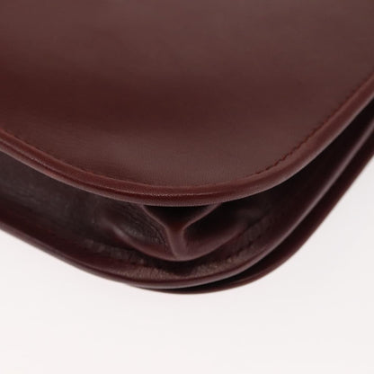 cartier Must de Cartier Shoulder Bag Leather, BURGUNDY, LEATHER, Shoulder bag