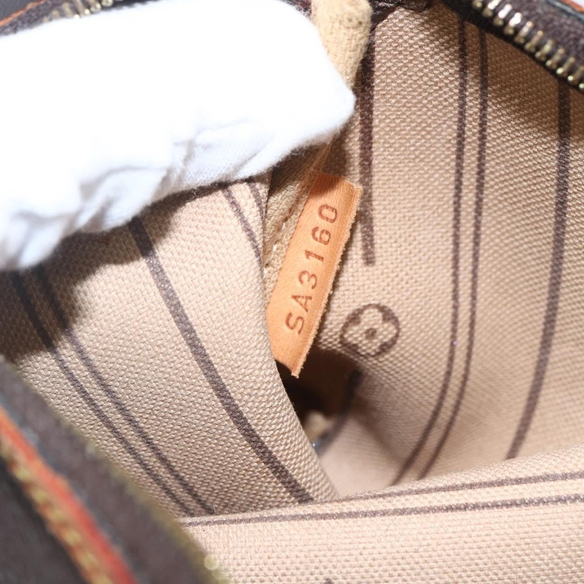 Louis Vuitton Delightful Pochette Monogram Canvas, BROWN, CANVAS, Clutche & pouche