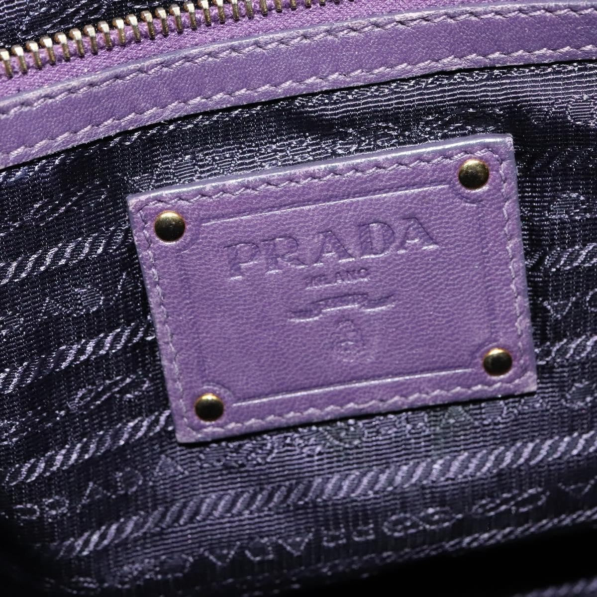 Prada Gaufre Convertible Tote Tessuto, PURPLE, NYLON, Tote bag