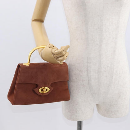 Givenchy Vintage Handbag Suede, BROWN, SUEDE, Handbag