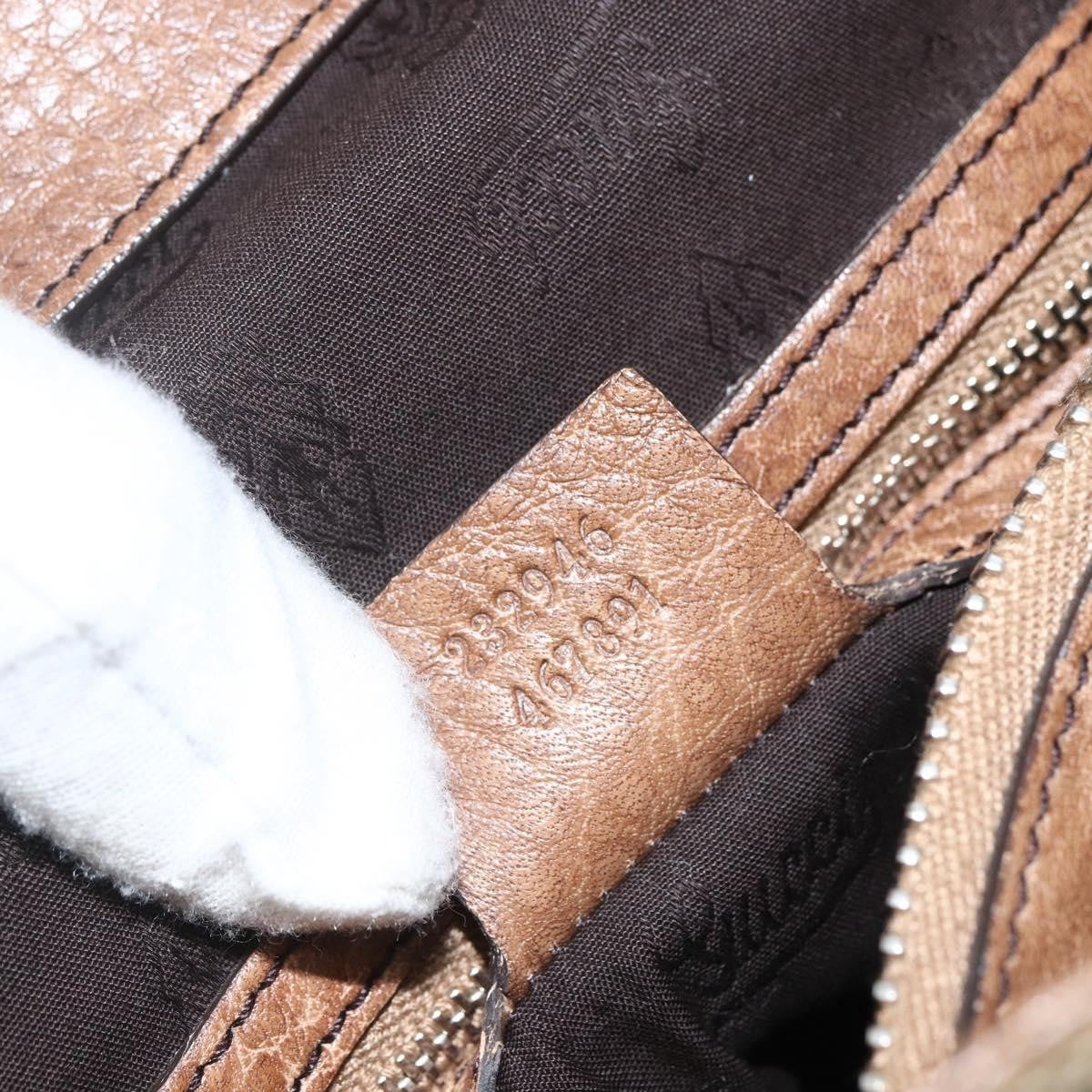 Gucci Bamboo Bar Tote GG Canvas, BEIGE, CANVAS, Tote bag