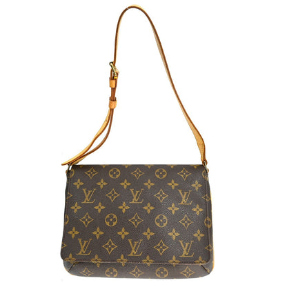 Louis Vuitton Musette Tango Handbag Monogram Canvas, Brown, Canvas, Shoulder Bag