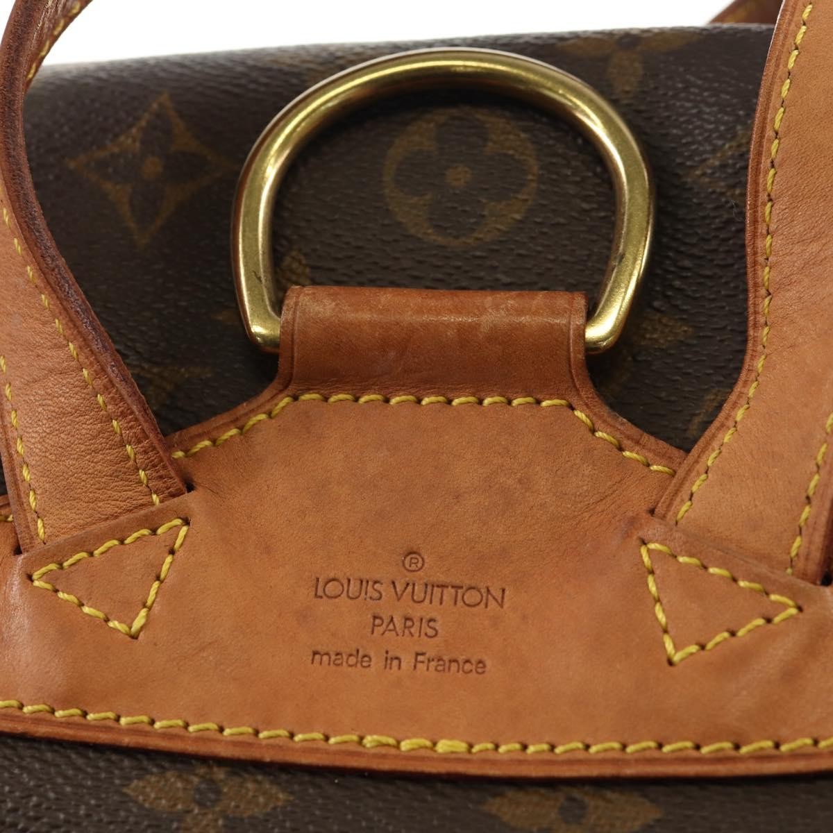 Louis Vuitton Montsouris Backpack Monogram Canvas, BROWN, CANVAS, Backpack