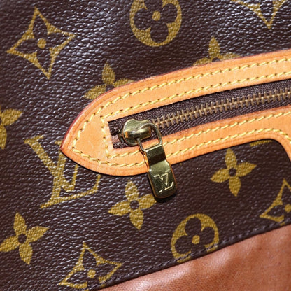 Louis Vuitton Shopping Sac Handbag Monogram Canvas, BROWN, CANVAS, Tote bag