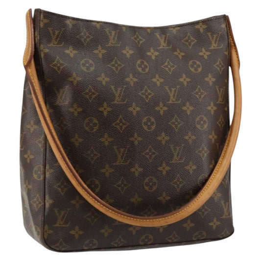 Louis Vuitton Looping Handbag Monogram Canvas, BROWN, CANVAS, Shoulder bag