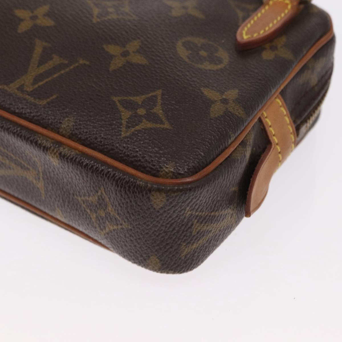 Louis Vuitton Pochette Marly Bandouliere Bag Monogram Canvas, BROWN, CANVAS, Shoulder bag