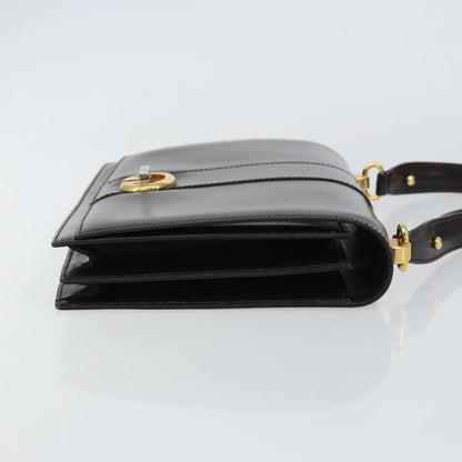 Gucci Vintage Shoulder Bag Leather, BROWN, LEATHER, Shoulder bag