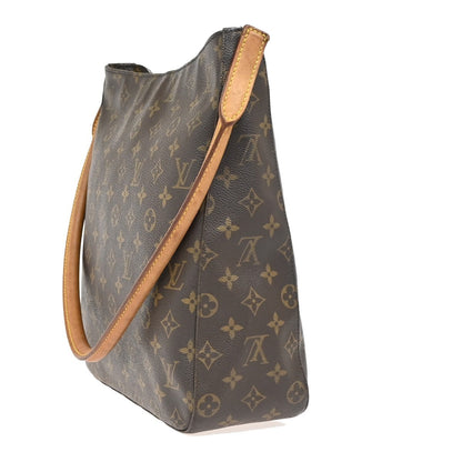 Louis Vuitton Looping Handbag Monogram Canvas, BROWN, CANVAS, Shoulder bag