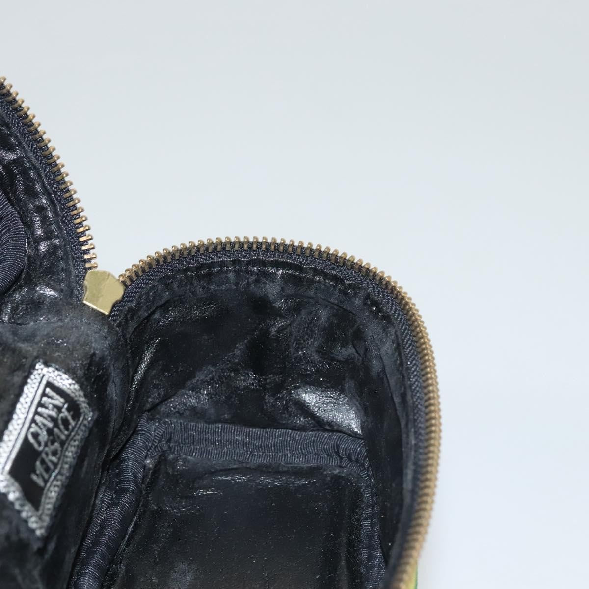 Versace Vanity Hand Bag Canvas and Leather, MULTICOLOUR, CANVAS, Clutche & pouche