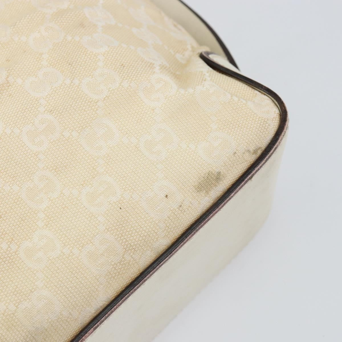 Gucci Belted Bucket Tote GG Canvas with Leather, BEIGE, CANVAS, Tote bag