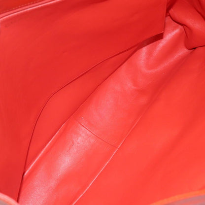 Chanel Grand Shopping Tote Quilted Calfskin, ORANGE, LEATHER, Tote bag