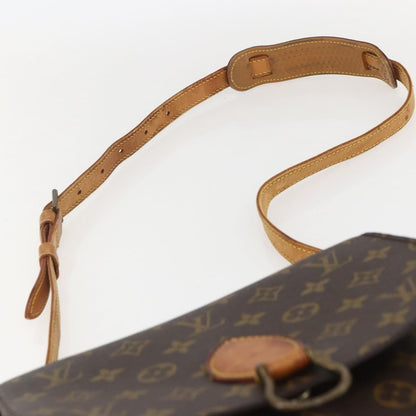 Louis Vuitton Saint Cloud Handbag Monogram Canvas, BROWN, CANVAS, Shoulder bag