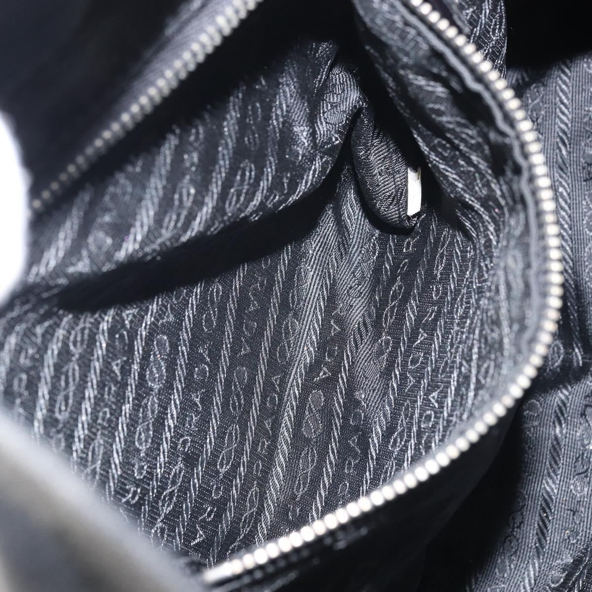 Prada Vintage Shoulder Bag Tessuto, BLACK, NYLON, Shoulder bag