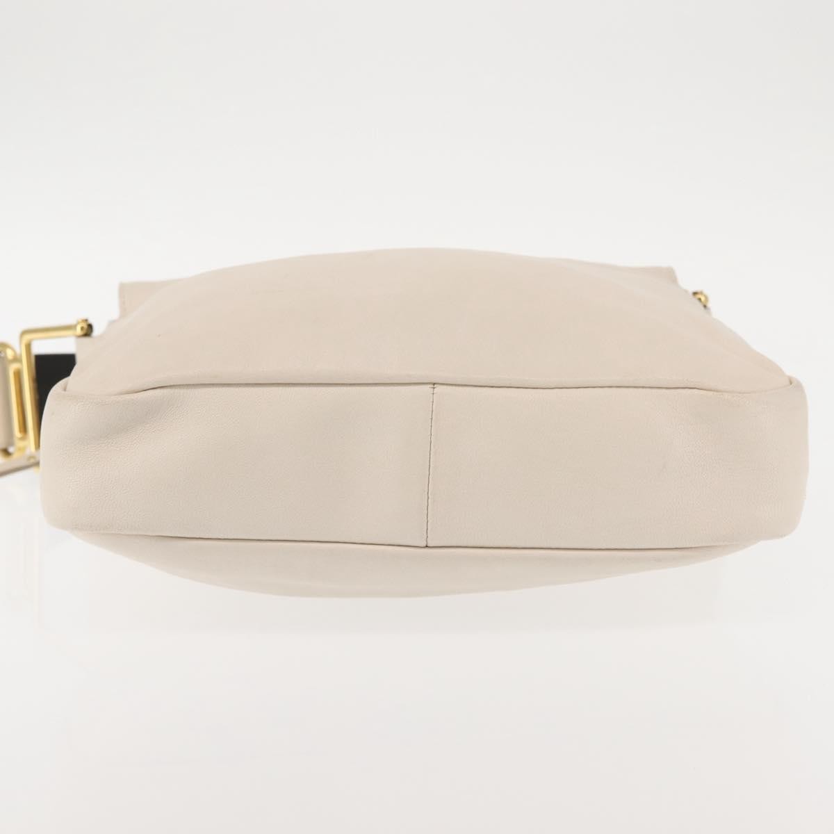 Chloe Vanessa Shoulder Bag Leather, ECRU, LEATHER, Shoulder bag