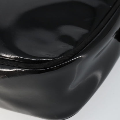 Salvatore Ferragamo Vala Shoulder Bag Patent Leather, BLACK, PATENT_LEATHER, Shoulder bag