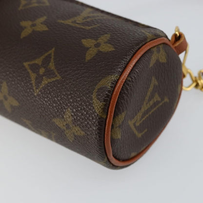 Louis Vuitton Papillon Pochette Monogram Canvas, BROWN, CANVAS, Handbag