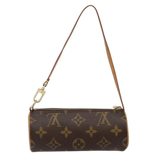 Louis Vuitton Papillon Pochette Monogram Canvas, BROWN, CANVAS, Clutche & pouche