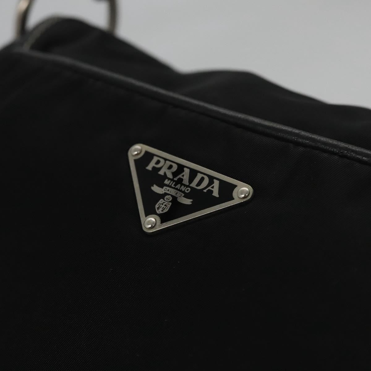 Prada Vintage Shoulder Bag Tessuto, BLACK, NYLON, Shoulder bag
