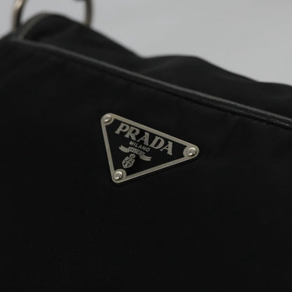 Prada Vintage Shoulder Bag Tessuto, BLACK, NYLON, Shoulder bag