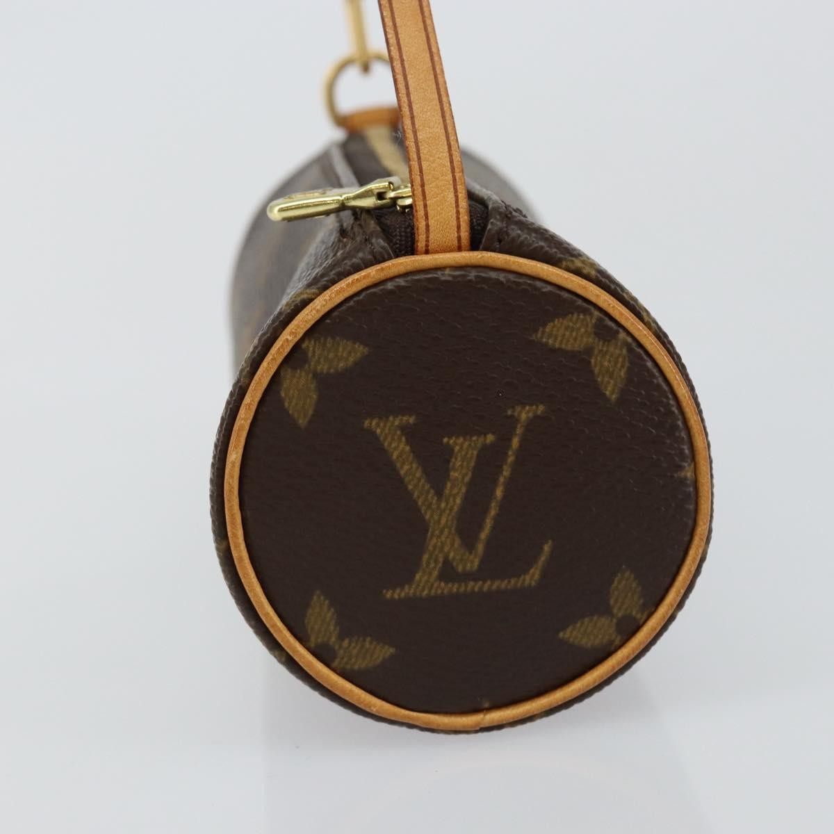 Louis Vuitton Papillon Pochette Monogram Canvas, BROWN, CANVAS, Handbag
