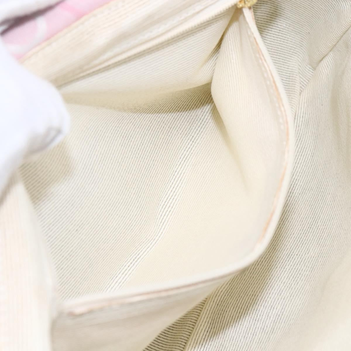 Salvatore Ferragamo Gancini Shoulder Bag Canvas, PINK, CANVAS, Shoulder bag