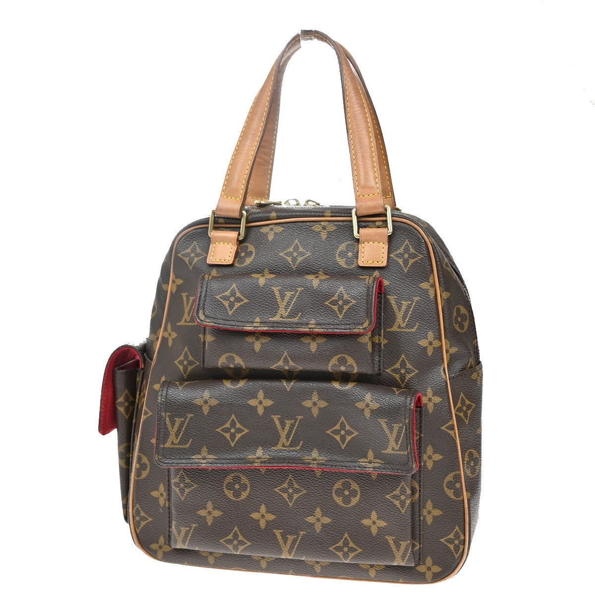 Louis Vuitton Excentri-Cite Handbag Monogram Canvas, BROWN, CANVAS, Handbag