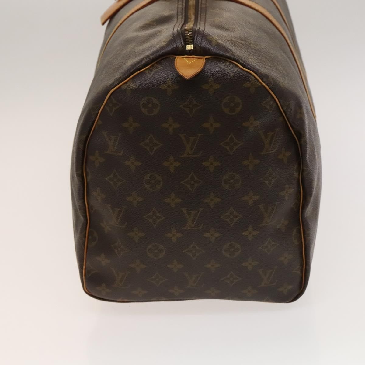 Louis Vuitton Keepall Bag Monogram Canvas, BROWN, CANVAS, Travel bag