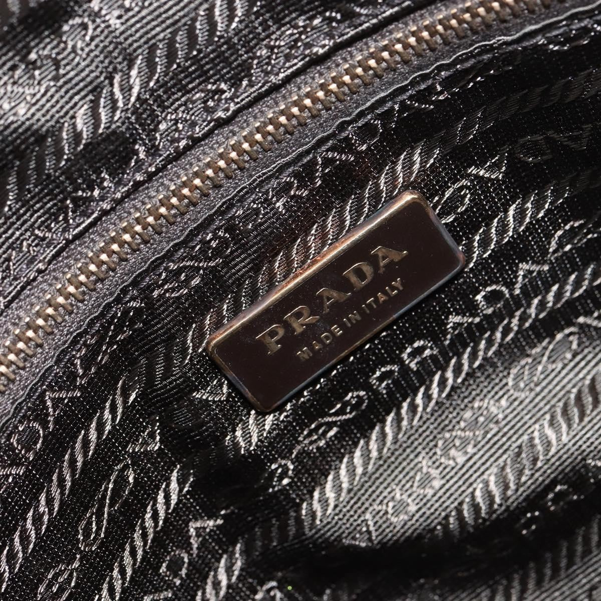 Prada Promenade Bag Saffiano Leather, BROWN, LEATHER, Handbag