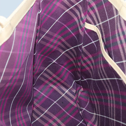 Burberry Nova Check Tote Leather, BEIGE, CANVAS, Tote bag