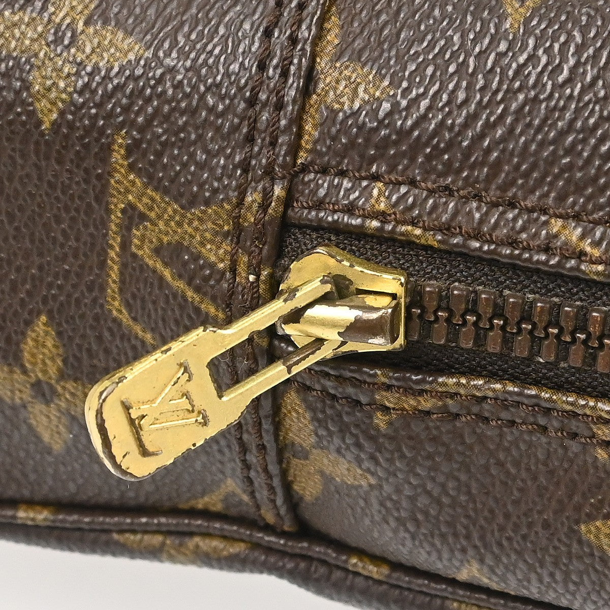Louis Vuitton Trousse Toilette Monogram Canvas, Brown, Canvas, Clutch
