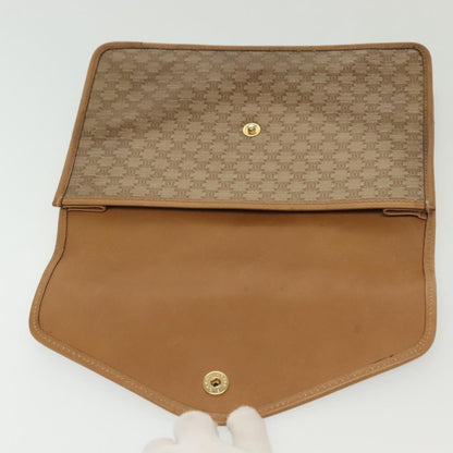 Celine Macadam Pochette Classic, BEIGE, PVC, Clutche & pouche