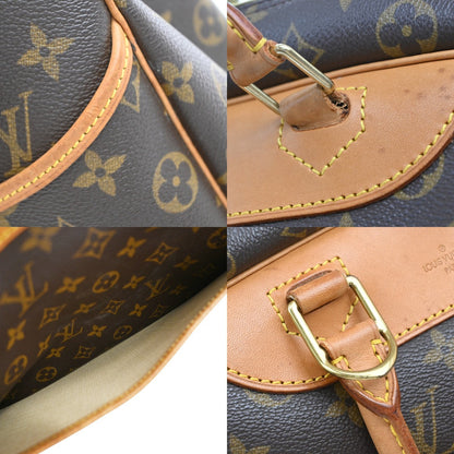 Louis Vuitton Deauville Handbag Monogram Canvas, BROWN, CANVAS, Handbag
