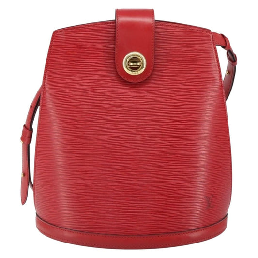 Louis Vuitton Cluny Shoulder Bag Epi Leather, RED, LEATHER, Crossbody bag
