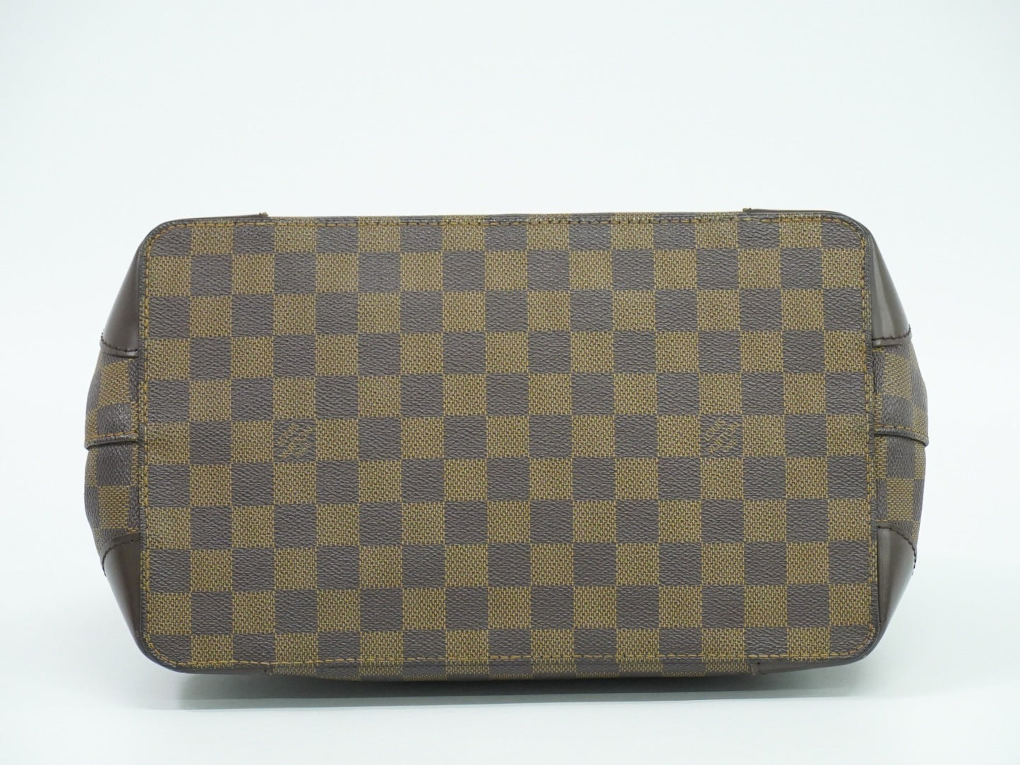 Louis Vuitton Hampstead Handbag Damier, BROWN, CANVAS, Handbag