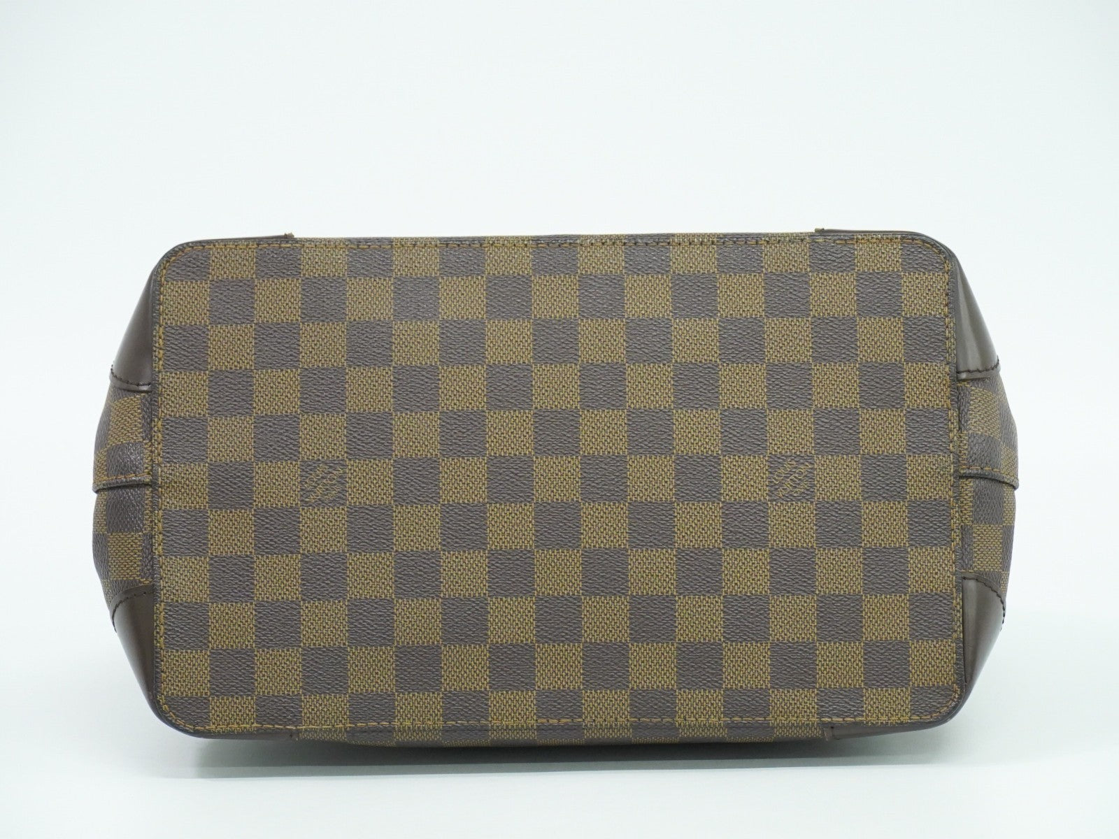 Louis Vuitton Hampstead Handbag Damier, BROWN, CANVAS, Handbag