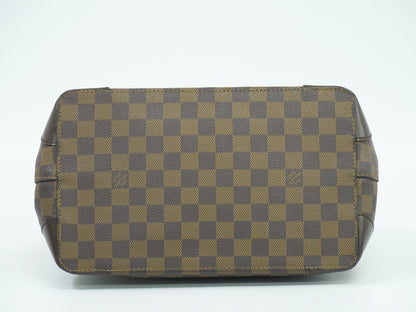 Louis Vuitton Hampstead Handbag Damier, BROWN, CANVAS, Handbag