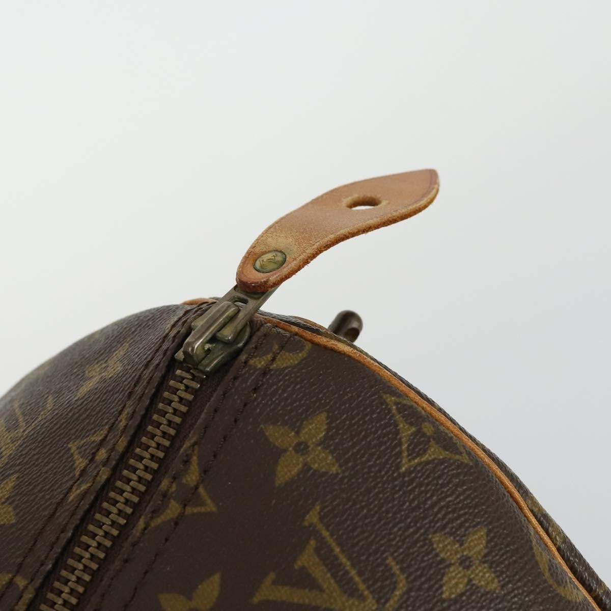 Louis Vuitton Keepall Bag Monogram Canvas, BROWN, CANVAS, Travel bag