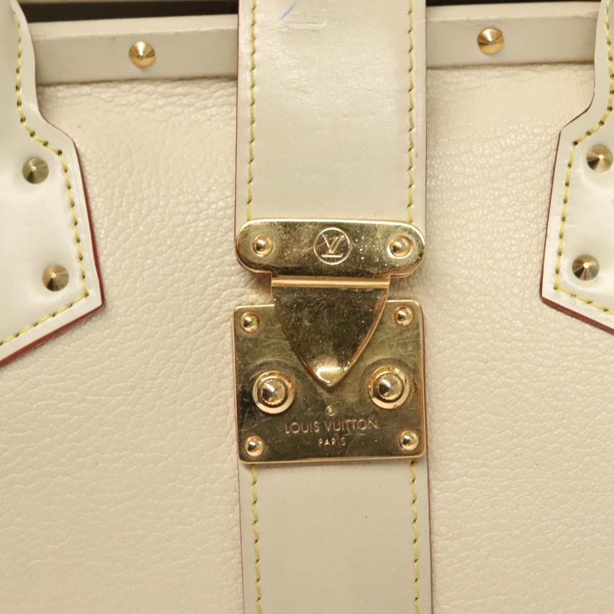 Louis Vuitton Suhali L'Ingenieux Handbag Leather, WHITE, LEATHER, Handbag