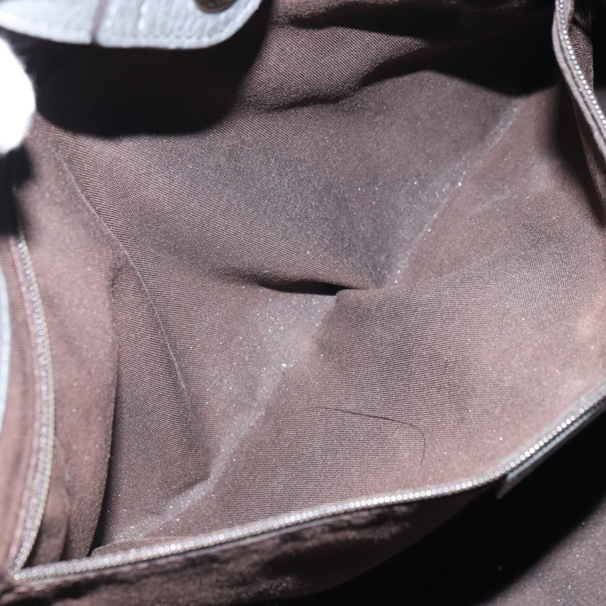 Gucci Bamboo Tassel Tote Leather, GRAY, LEATHER, Tote bag