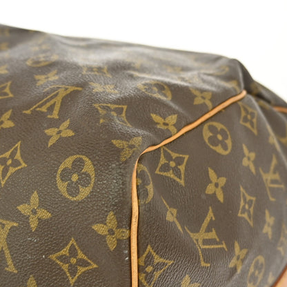 Louis Vuitton Keepall Bag Monogram Canvas, BROWN, CANVAS, Travel bag