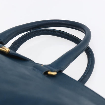 Saint Laurent Chyc Cabas Tote Leather, BLUE, LEATHER, Tote bag