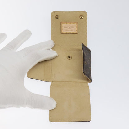 Louis Vuitton CASE JEWELRY BOX Canvas, BROWN, CANVAS, Wallets