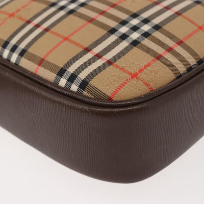 Burberry Nova check Shoulder bag Canvas, BEIGE, CANVAS, Shoulder bag