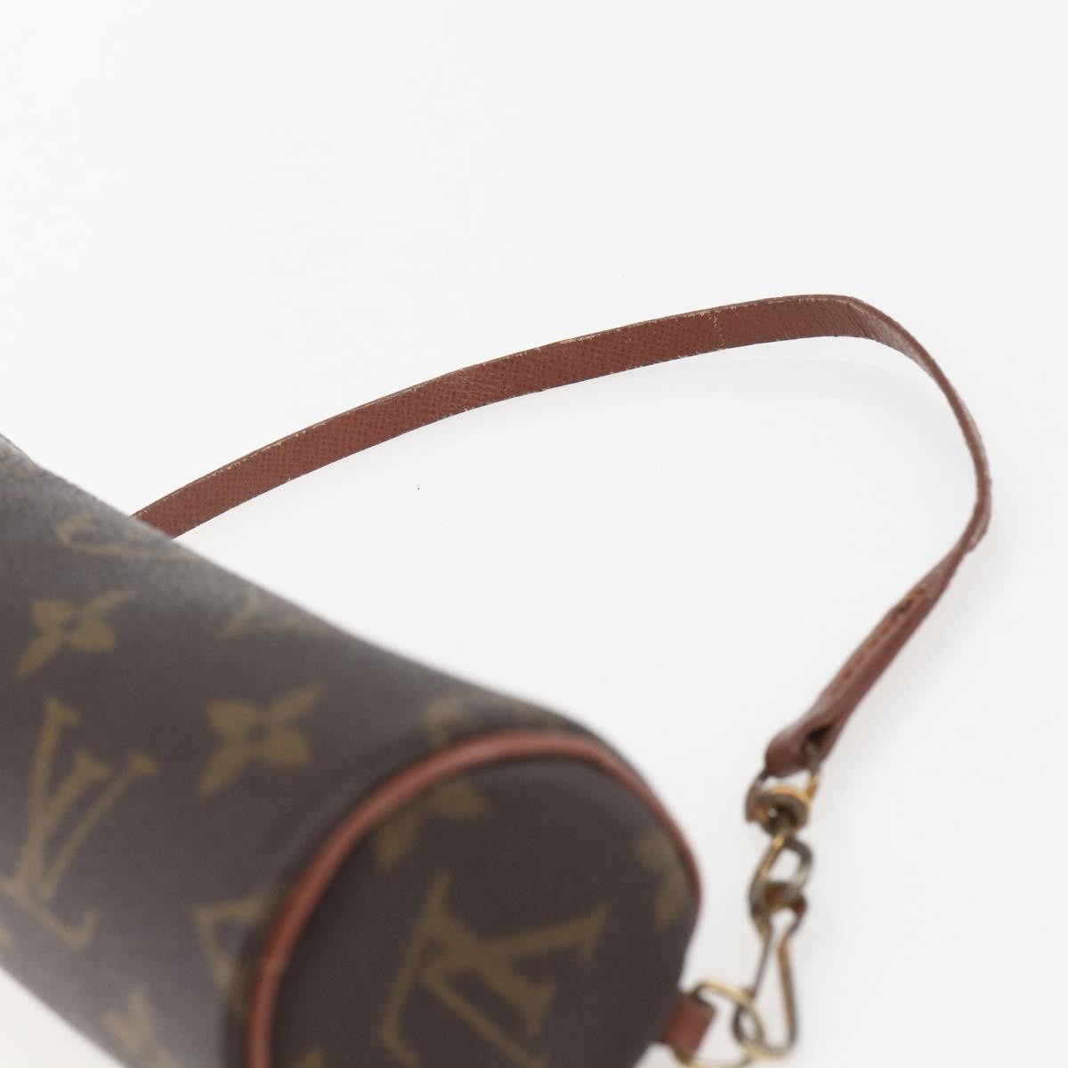 Louis Vuitton Papillon Pochette Monogram Canvas, BROWN, CANVAS, Clutche & pouche