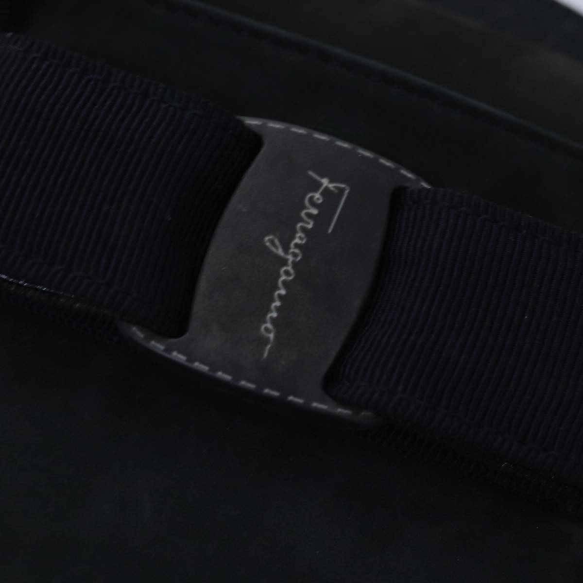 Salvatore Ferragamo Vara Bow Top Handle Bucket Bag Suede, NAVY, SUEDE, Handbag