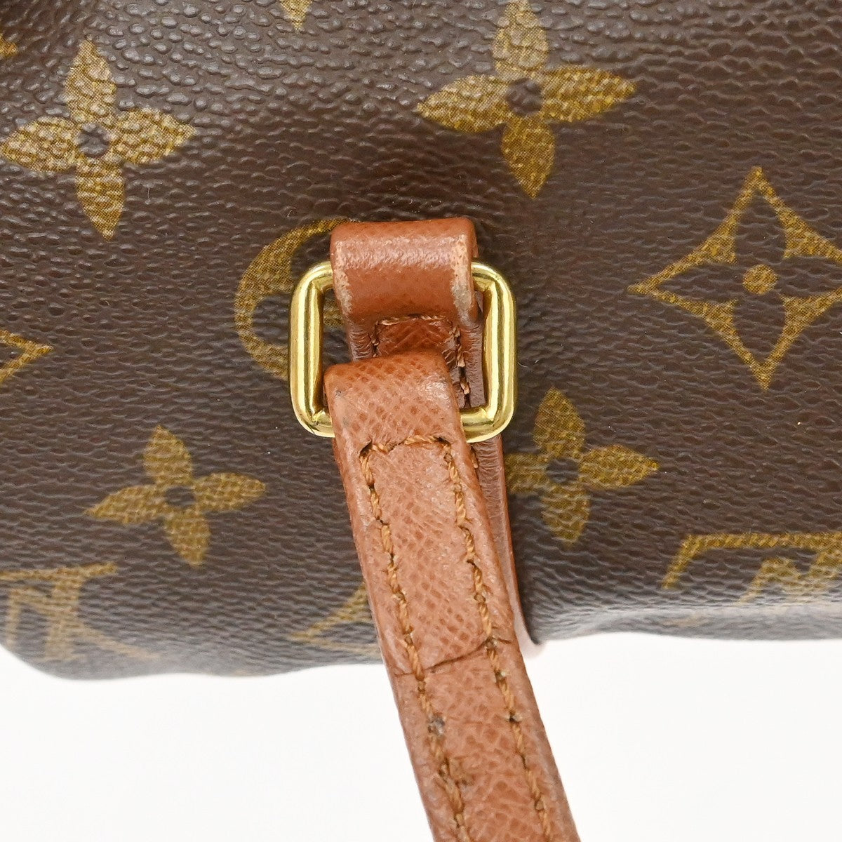 Louis Vuitton Papillon Handbag Monogram Canvas, Brown, Canvas, Handbag