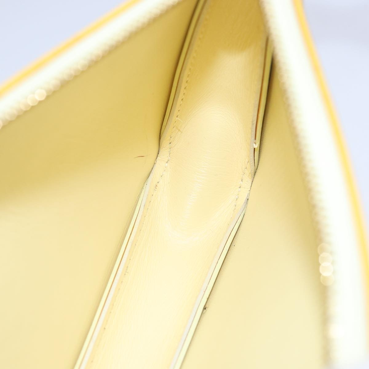 Louis Vuitton Lexington Pochette Monogram Vernis, YELLOW, PATENT_LEATHER, Clutche & pouche